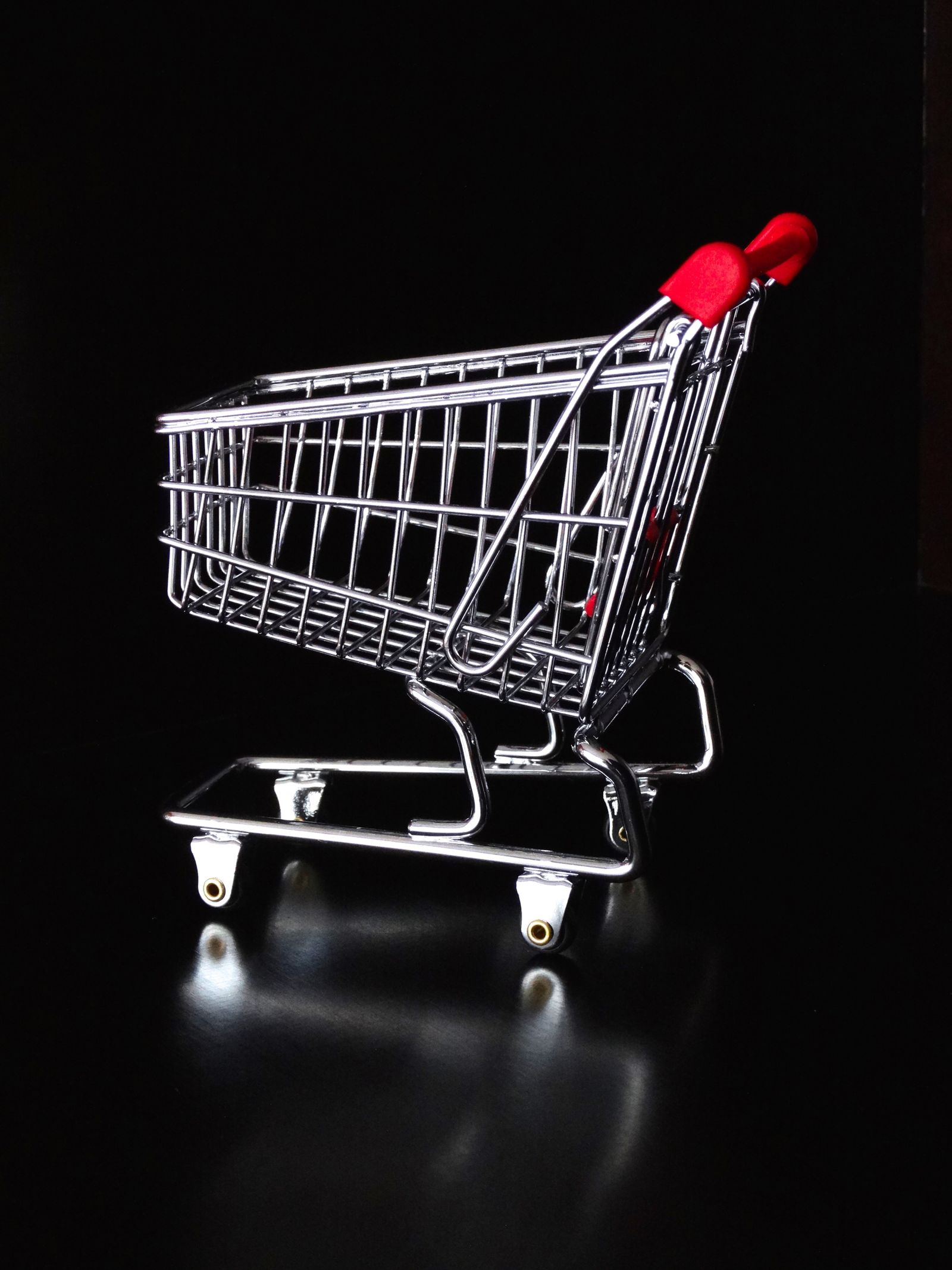 Chrome cart silhouette for Restock Day
